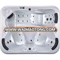 3 Persons balboa music system baignoire rectangular cheap freestanding whirlpool outdoor hot tub swimming