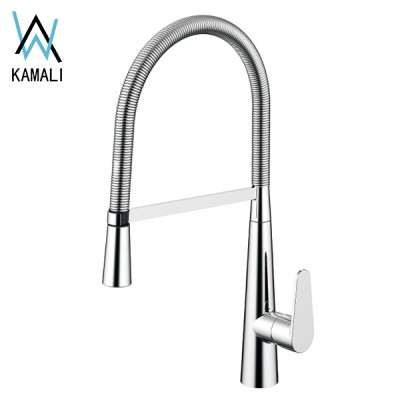 Kamali sanitary ware high quality china modern cupc industrial filter single handle pull out kitchen mixer faucet