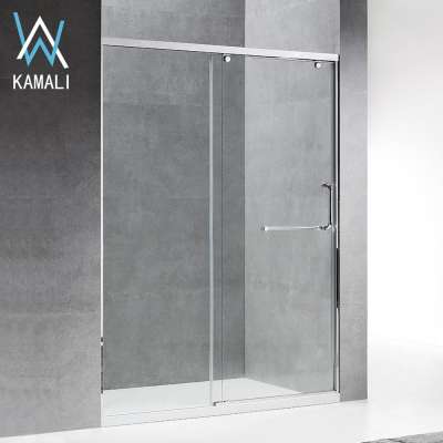 KAMALI simple elegant tempered glass bathroom pod/shower room/shower cubicles