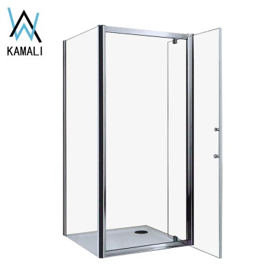 2019 Kamali Wholesale High Quality Factory Price Aluminium Alloy Frame Pivot Tempered Glass Shower Room Door, Cheap Shower Cabin